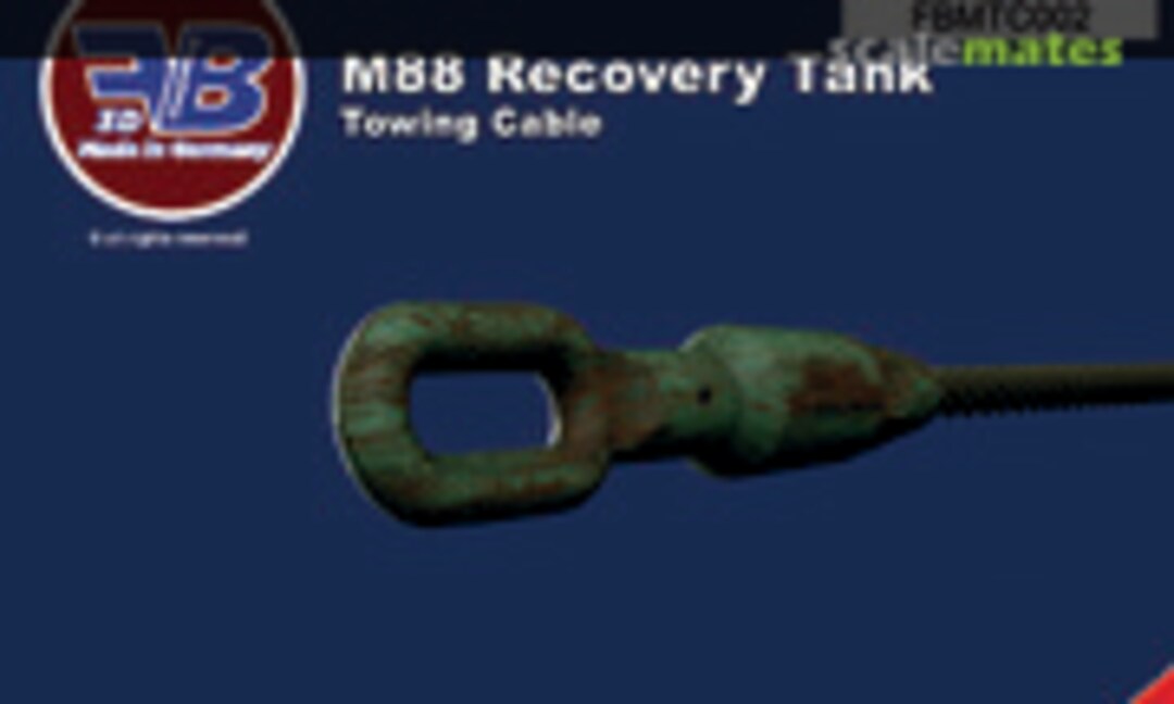 1:35 M88 Recovery Tank; Towing Cables (FB Modelling FBMTC002) FBMTC002