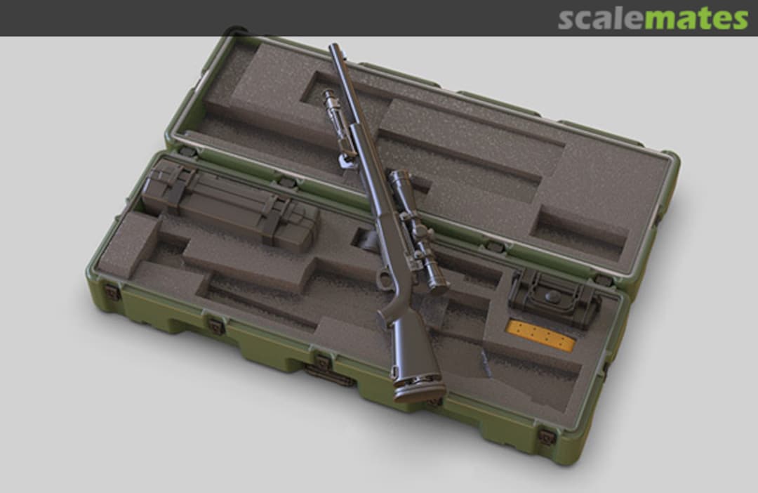 Boxart Modern US Army PELICAN M24 Rifle Case with M24 Sniper Weapon System E-075 Eureka XXL Boxart Modern US Army PELICAN M24 Rifle Case with M24 Sniper Weapon System E-075 Eureka XXL