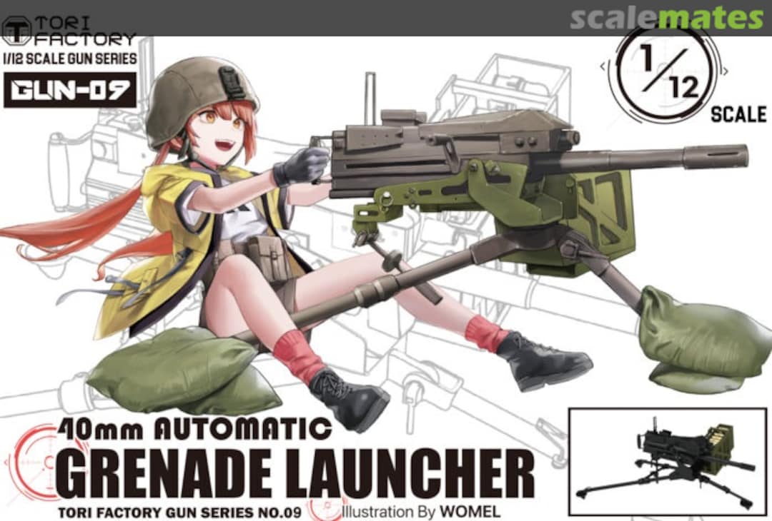 Boxart 40mm Automatic Grenade Launcher GUN-09 Tori Factory Boxart 40mm Automatic Grenade Launcher GUN-09 Tori Factory