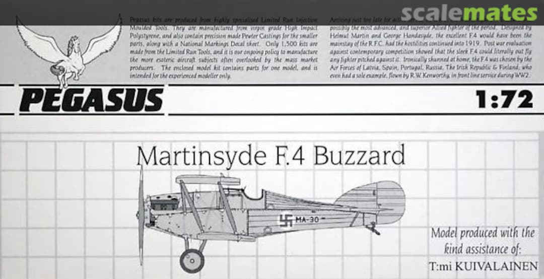 Boxart Martinsyde F.4 Buzzard 4016 Pegasus