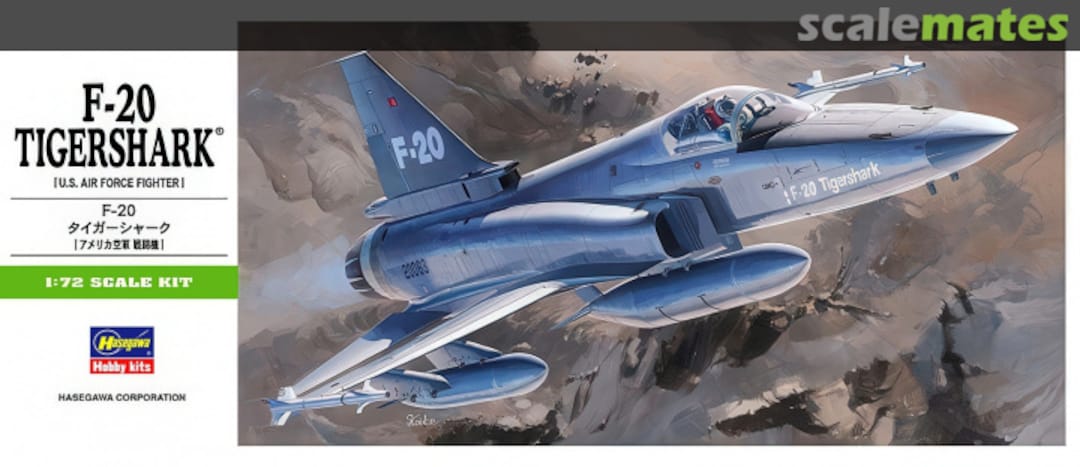 Boxart F-20 Tigershark 00233 Hasegawa Boxart F-20 Tigershark 00233 Hasegawa