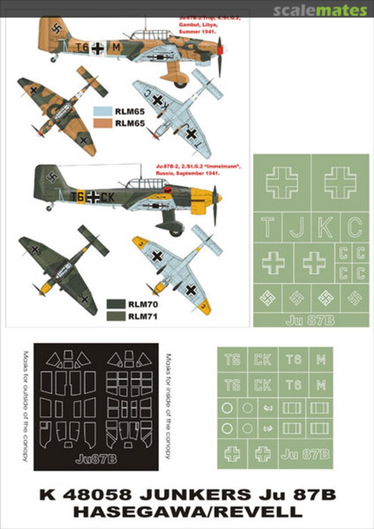 Boxart Junkers Ju 87B Stuka K48058 Montex