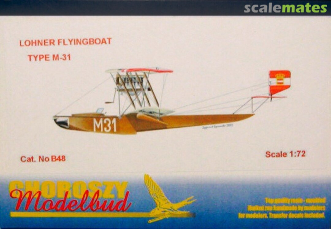 Boxart Lohner Flyingboat Type M-31 B48 Choroszy Modelbud Boxart Lohner Flyingboat Type M-31 B48 Choroszy Modelbud