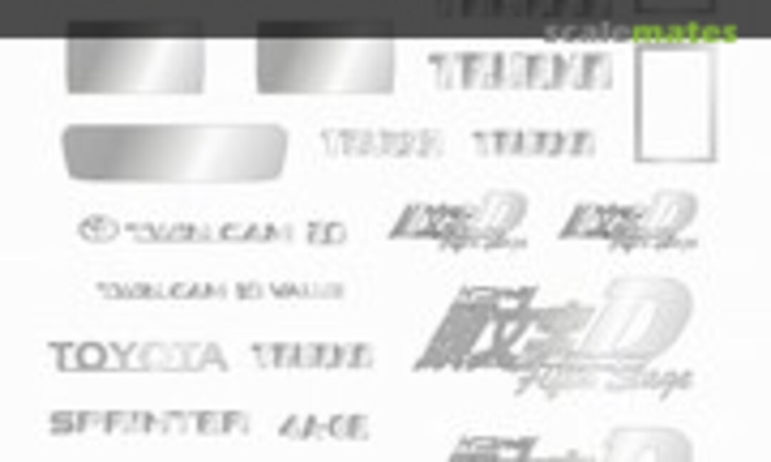 1:24 TOYOYA AE86 Sticker (A+ Club MS-050) MS-050