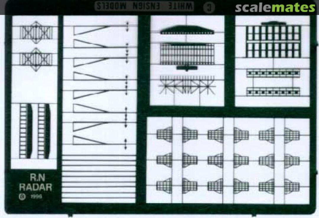 Boxart Post-War RN Radar Set PE 3501 White Ensign Models Boxart Post-War RN Radar Set PE 3501 White Ensign Models