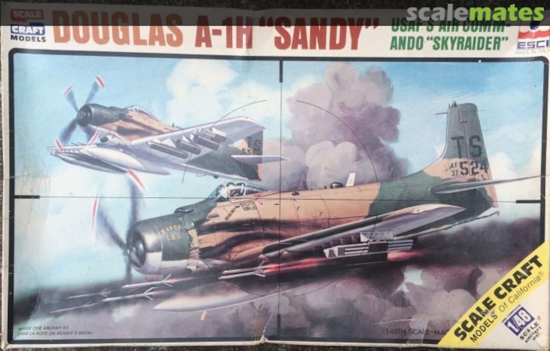 Boxart Douglas A-1H "Sandy" SC-4040 ESCI/Scale Craft Boxart Douglas A-1H "Sandy" SC-4040 ESCI/Scale Craft