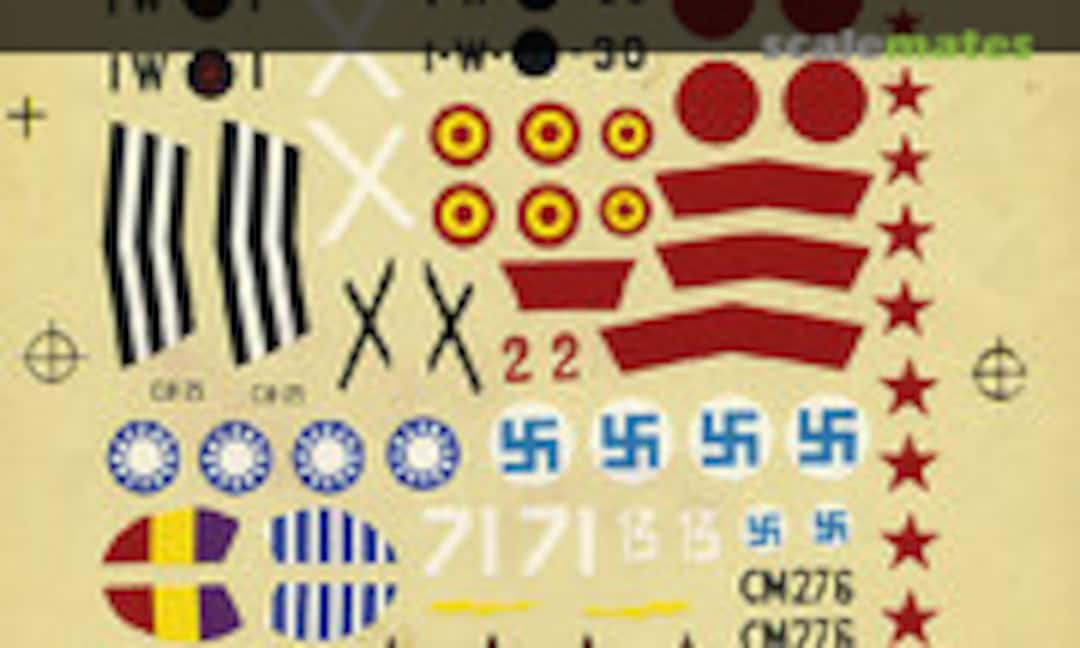 1:72 Polikarpov I-16 (exact-a-cal Series I No 5) Series I No 5