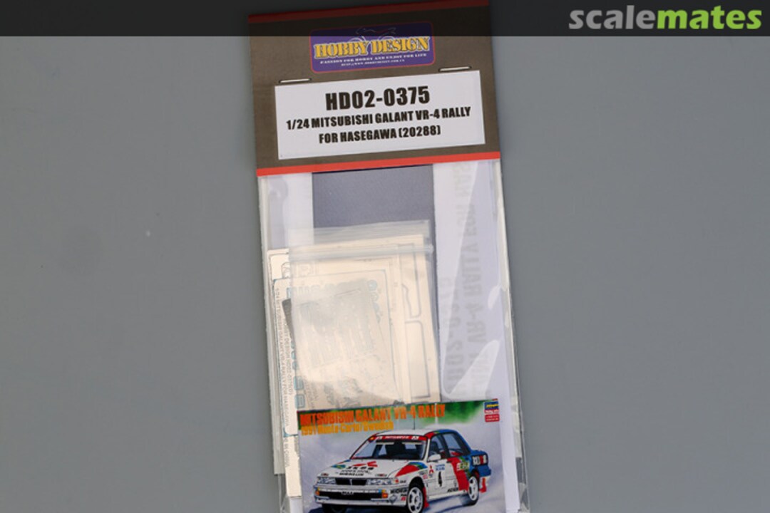 Boxart Mitsubishi I Galant VR-4 Rally HD02-0375 Hobby Design Boxart Mitsubishi I Galant VR-4 Rally HD02-0375 Hobby Design