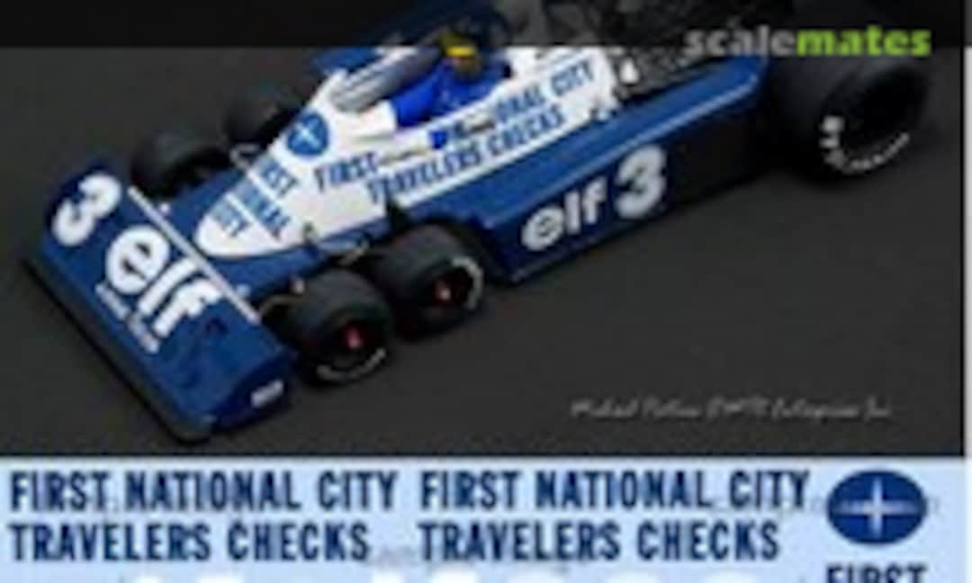 1:20 Tyrrell-Ford P34 "FIRST NATIONAL CITY TRAVELLER CHECKS" (Indycals )