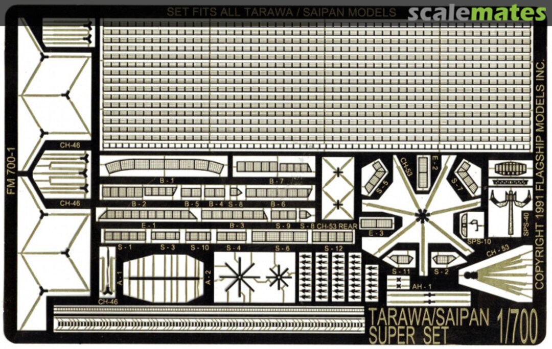 Boxart Tarawa/Saipan Super Set FM 700-1 Flagship Models Boxart Tarawa/Saipan Super Set FM 700-1 Flagship Models