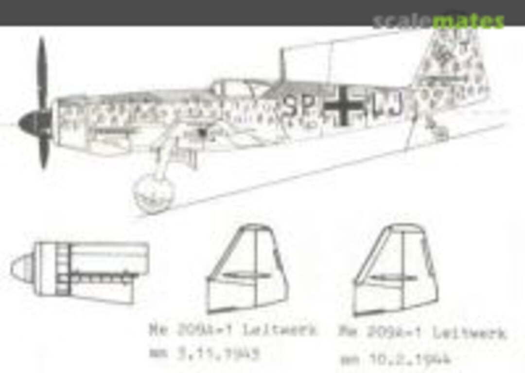 Boxart Messerschmitt Me 209 A-1 / A-2 AM-013 Airmodel Boxart Messerschmitt Me 209 A-1 / A-2 AM-013 Airmodel