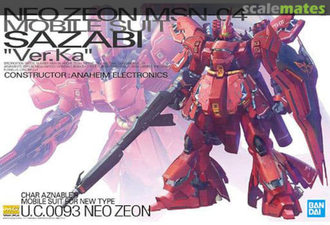 Boxart Neo Zeon MSN-04 Sazabi 5055457 Bandai Spirits Boxart Neo Zeon MSN-04 Sazabi 5055457 Bandai Spirits