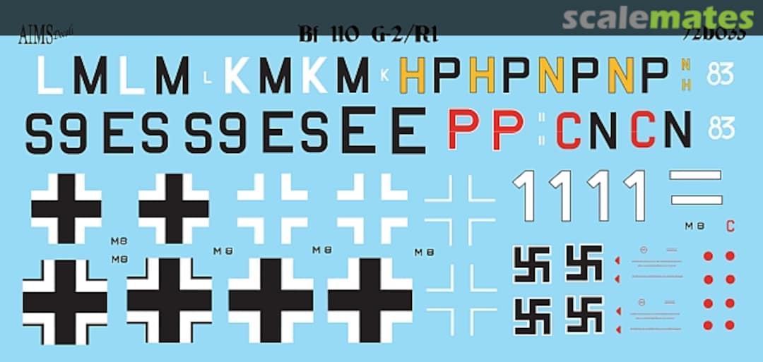 Boxart Bf 110G-2/R1 72D035 AIMS Boxart Bf 110G-2/R1 72D035 AIMS