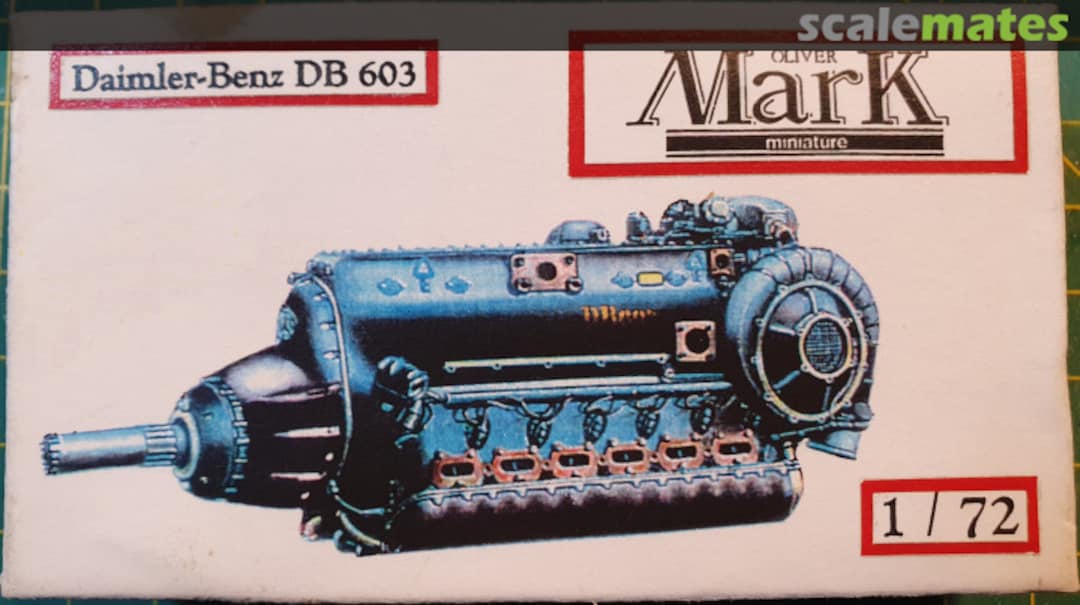 Boxart Daimler-Benz DB 603 7221 Oliver Mark Miniatures Boxart Daimler-Benz DB 603 7221 Oliver Mark Miniatures