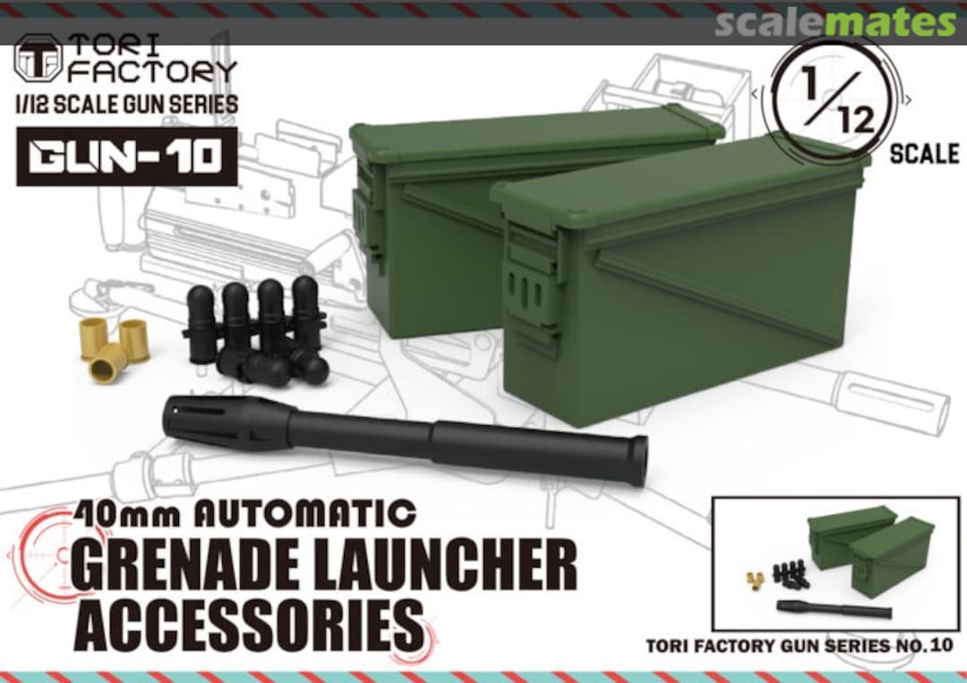 Boxart 40mm Automatic Grenade Launcher Accessories GUN-10 Tori Factory Boxart 40mm Automatic Grenade Launcher Accessories GUN-10 Tori Factory