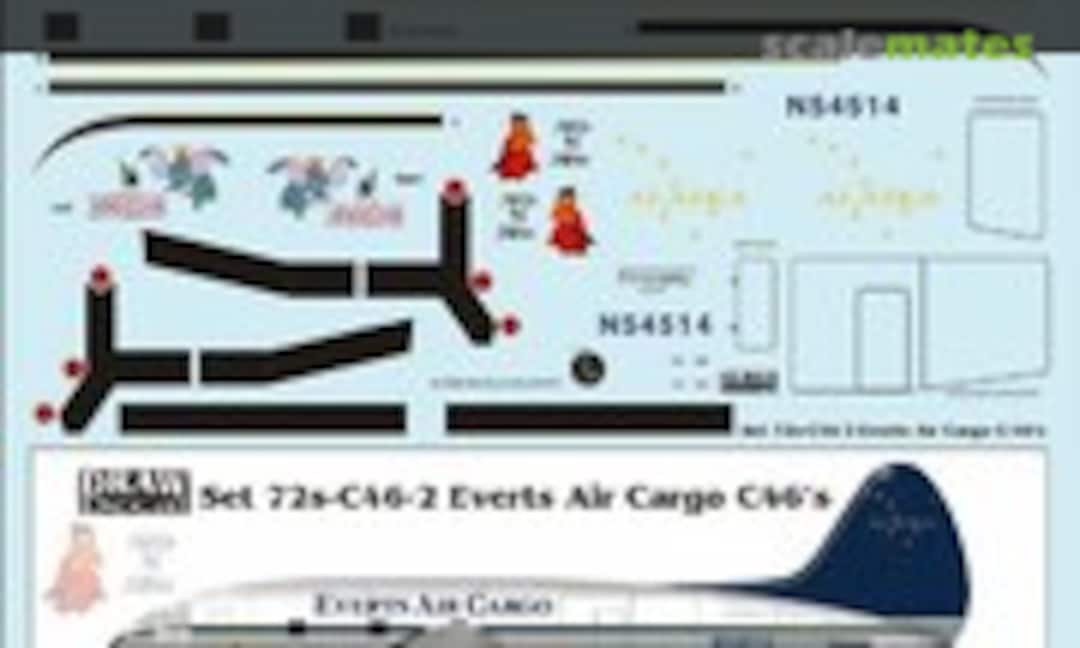 1:72 Curtiss-Wright C-46 (Draw Decal 72-C46-2) 72-C46-2