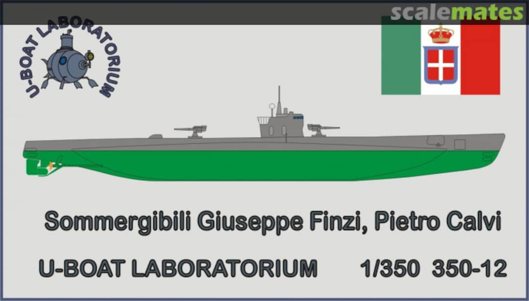 Boxart Sommergibili Giuseppe Finzi, Pietro Calvi 350-12 U-Boat-Laboratorium