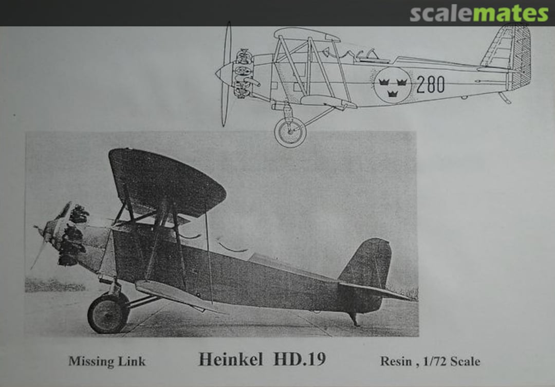 Boxart Heinkel HD.19 Missing Link Models Boxart Heinkel HD.19 Missing Link Models