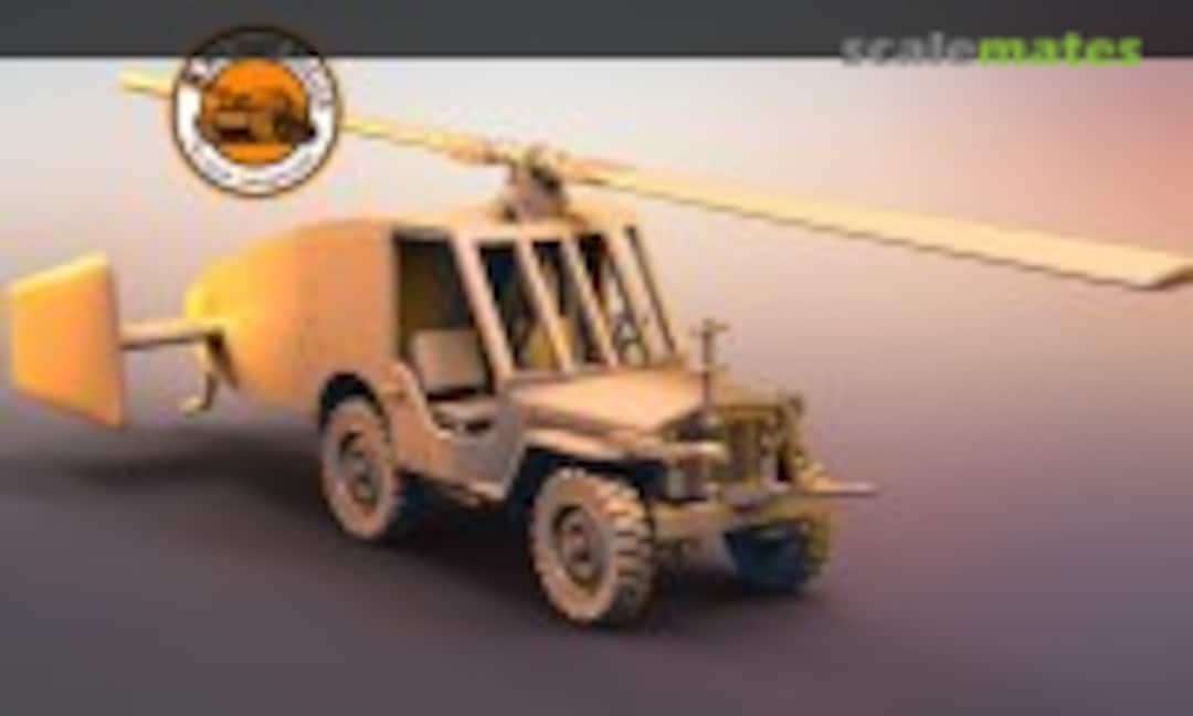 1:48 Jeep Willys Hafner Rotabuggy (Military Scales PMI0093C) PMI0093C