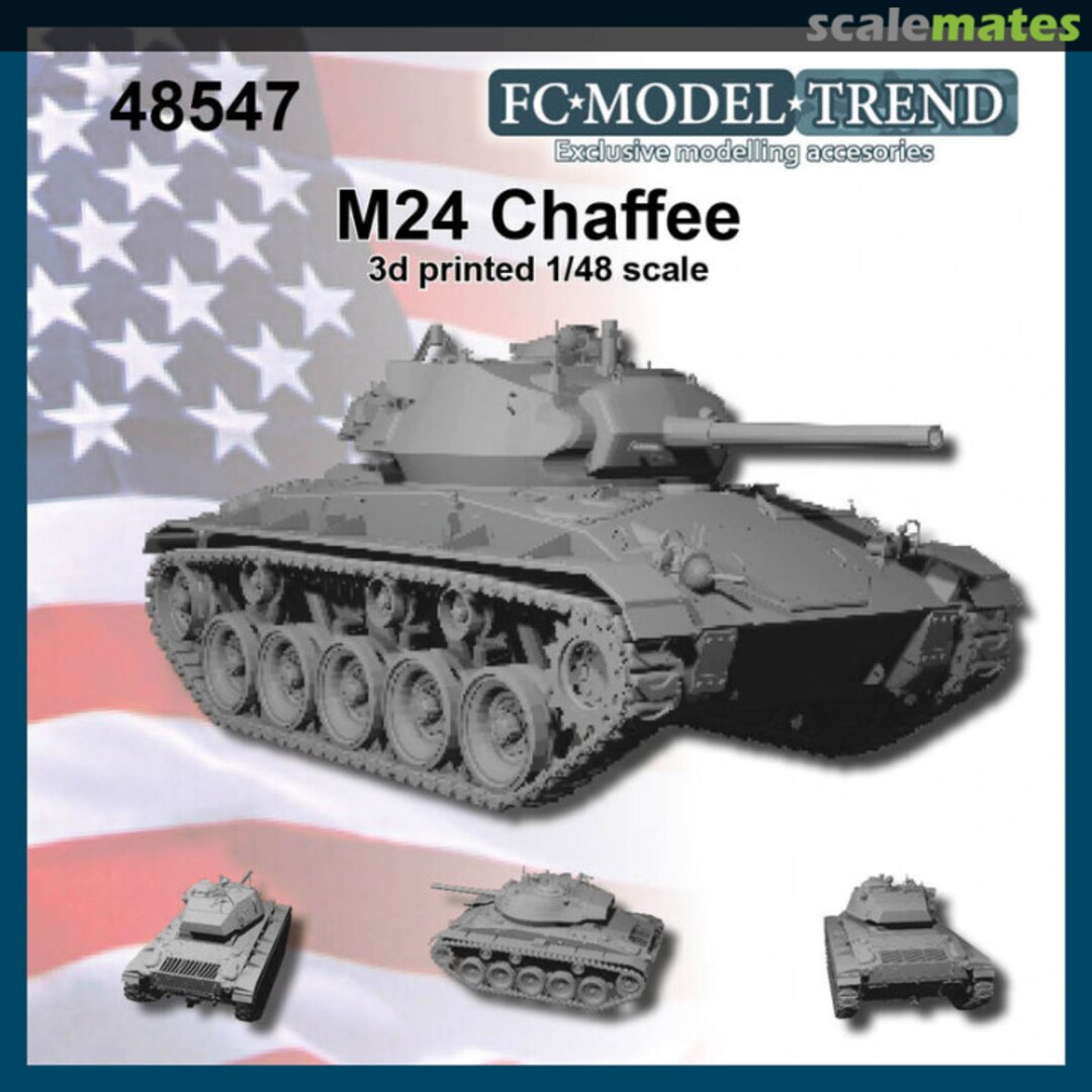 Boxart M24 Chaffee 48547 FC Model Trend Boxart M24 Chaffee 48547 FC Model Trend