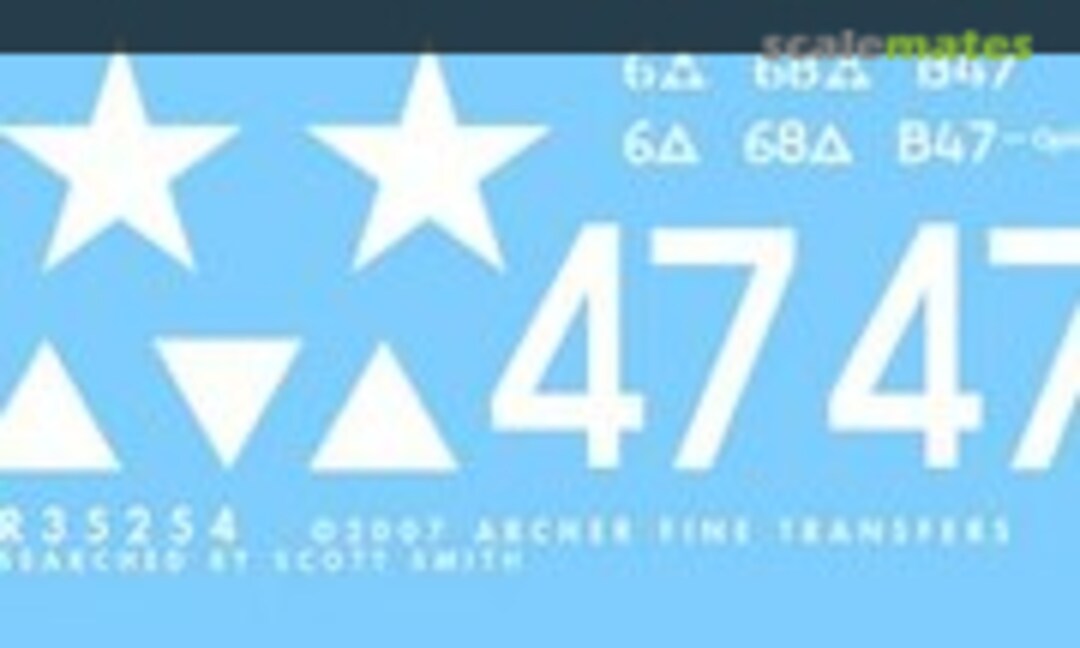 1:35 US 6A.D. M4 (Early) "47" (Archer AR35254) AR35254