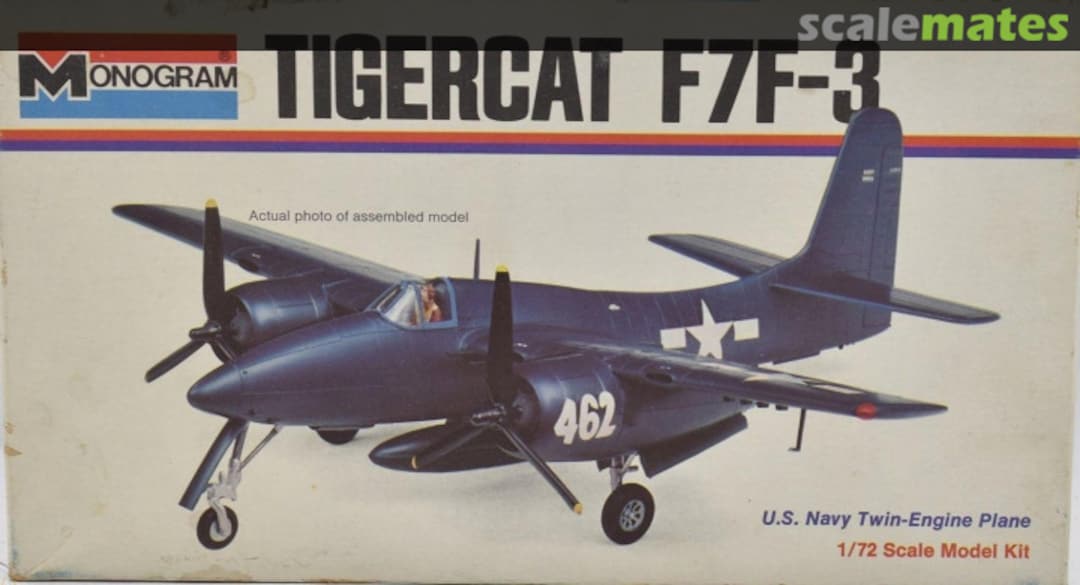 Boxart Tigercat F7F-3 6813 Monogram Boxart Tigercat F7F-3 6813 Monogram