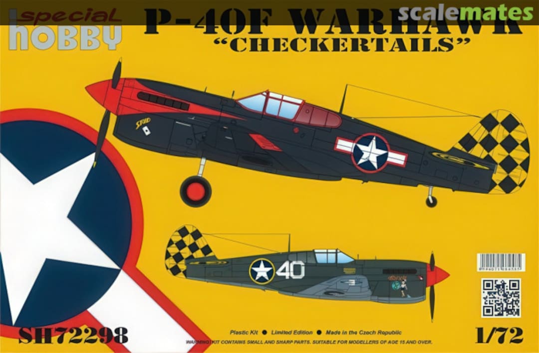 Boxart P-40F Warhawk SH72298 Special Hobby
