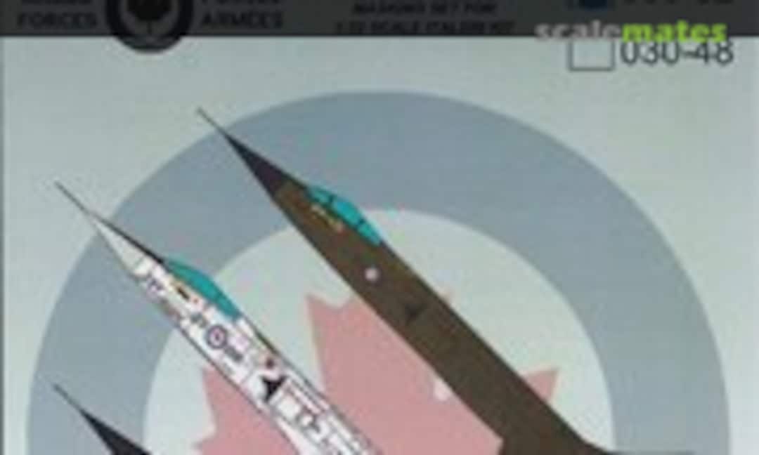 1:32 CF-104 Starfighter Symmetrical Markings (Canuck Model Products 030-32)