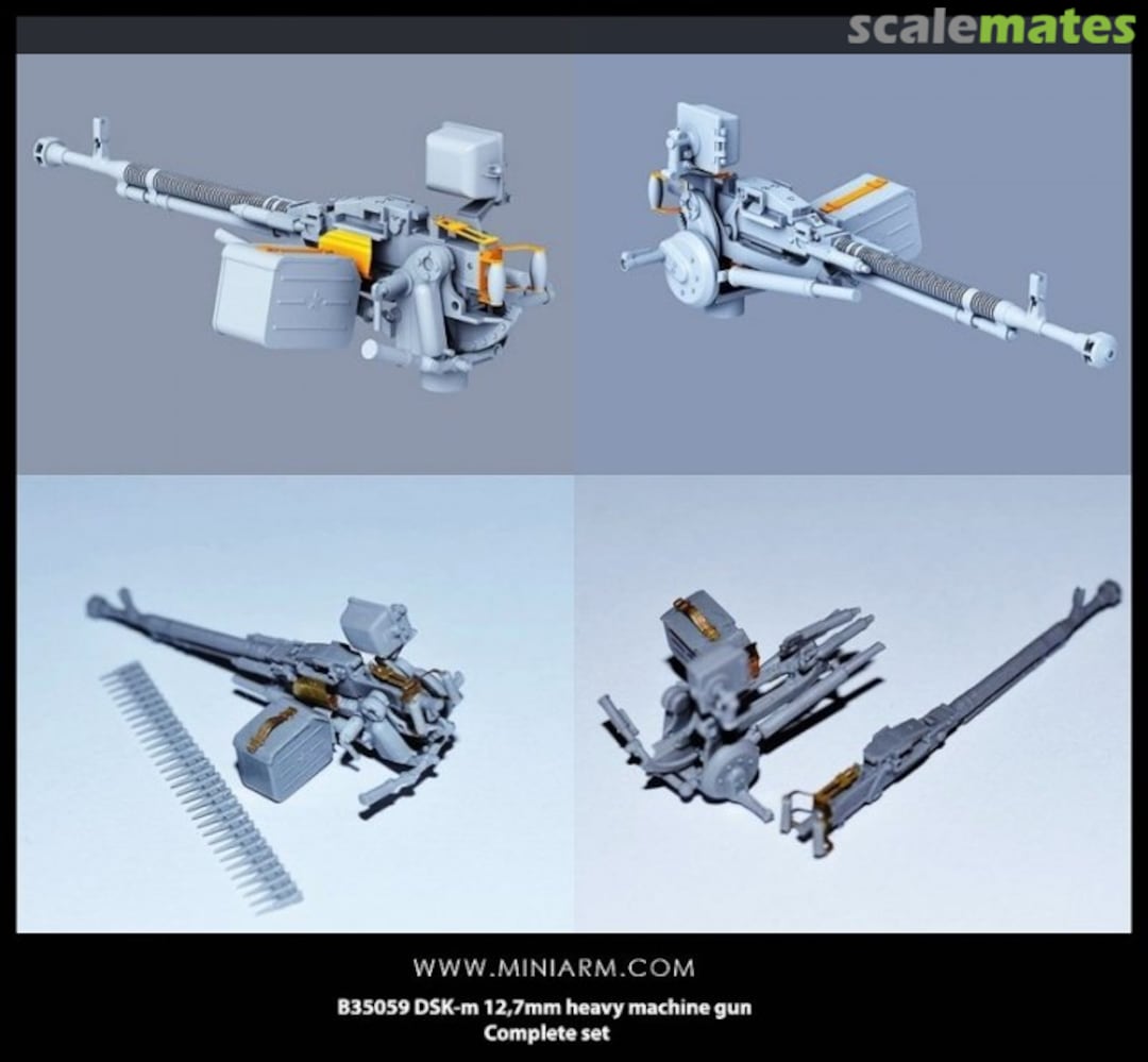 Boxart DSK-m 12,7mm Heavy Machine Gun B35059 Miniarm Boxart DSK-m 12,7mm Heavy Machine Gun B35059 Miniarm