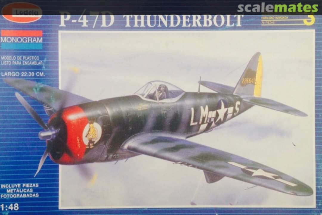 Boxart P-47D Thunderbolt 2173 Monogram/Lodela Boxart P-47D Thunderbolt 2173 Monogram/Lodela