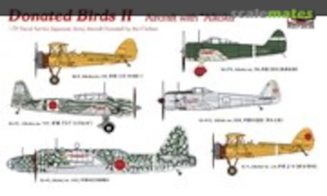 1:72 Donated Birds II 'Aikoku' (6x camo schemes) (Rising Decals 72038) 72038