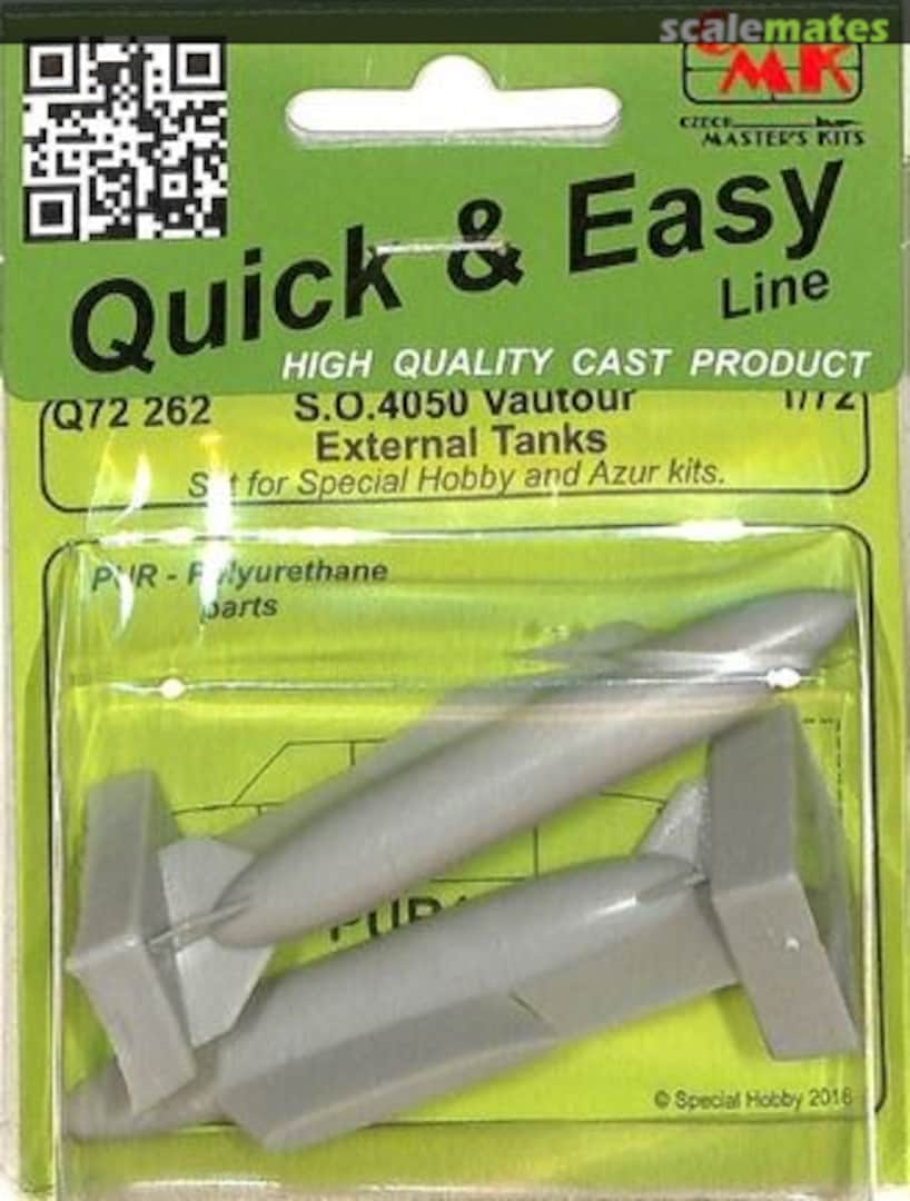 Boxart S.O.4050 Vautour External Tanks Q72262 CMK Boxart S.O.4050 Vautour External Tanks Q72262 CMK
