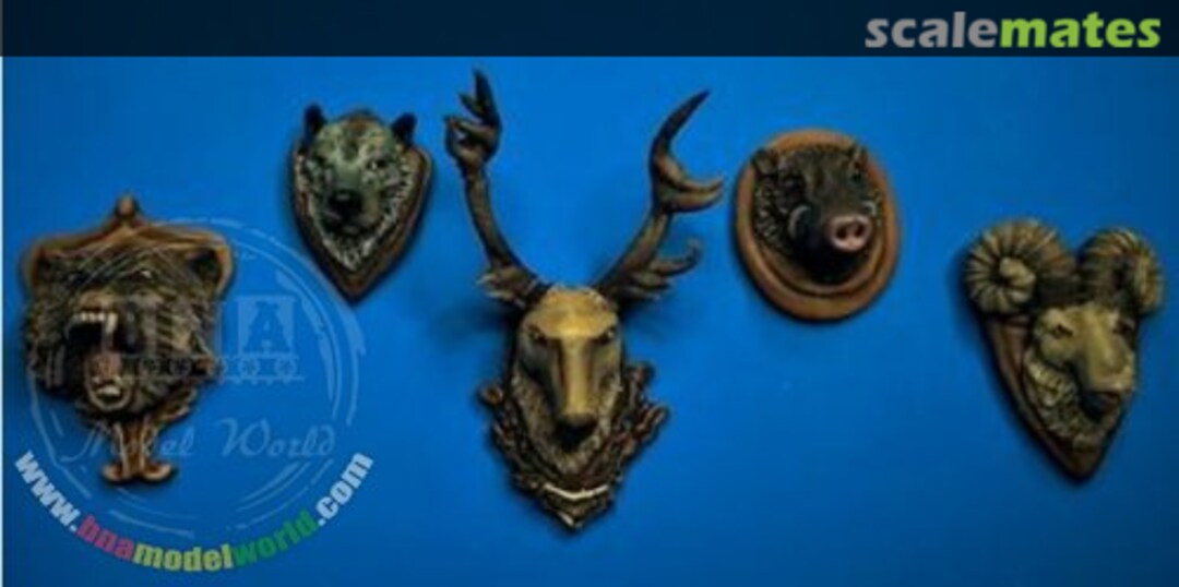 Boxart Hunting Trophy Set #1 (European) UM 189 U-Models Boxart Hunting Trophy Set #1 (European) UM 189 U-Models