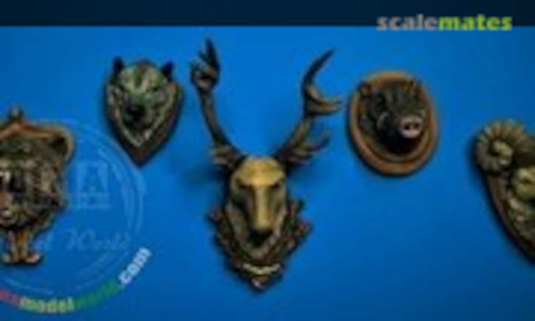 1:35 Hunting Trophy Set #1 (European) (U-Models UM 189) UM 189