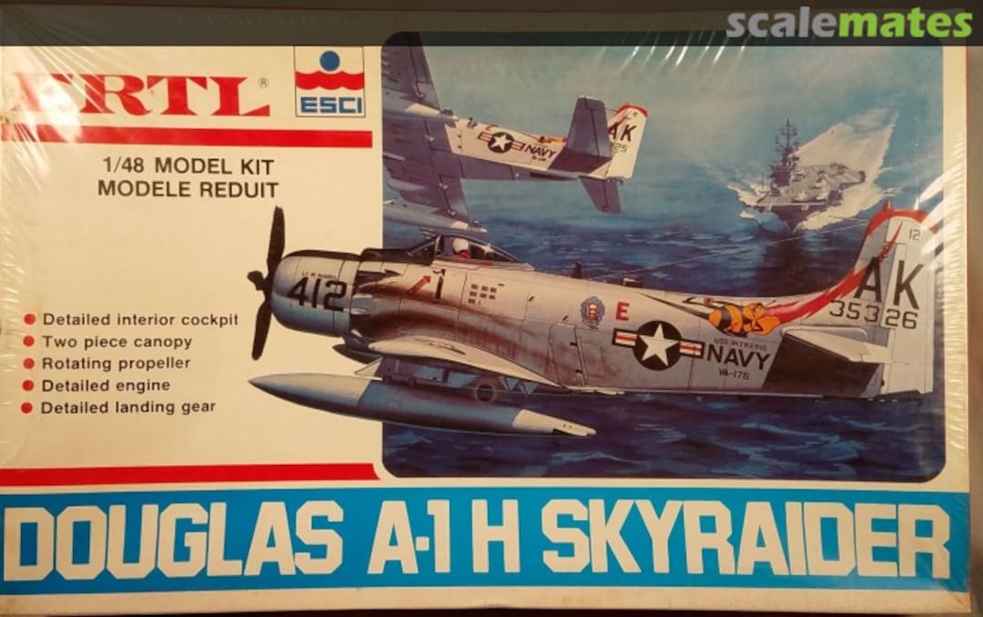 Boxart Douglas A-1H Skyraider 8215 ERTL Boxart Douglas A-1H Skyraider 8215 ERTL