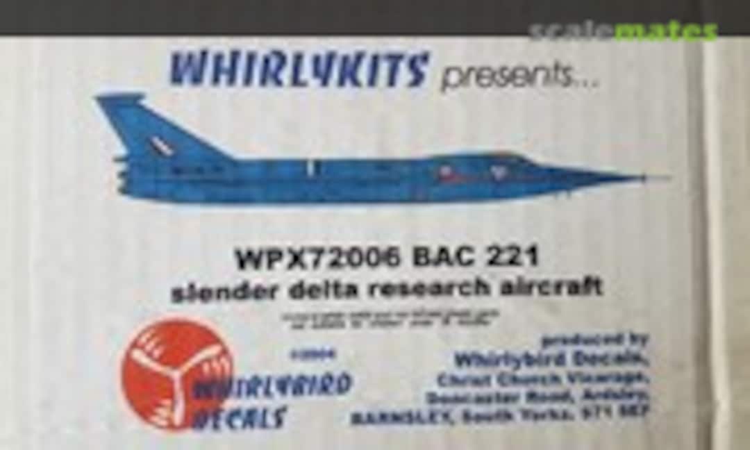 1:72 BAC 221 (Whirlykits WPX72006) WPX72006