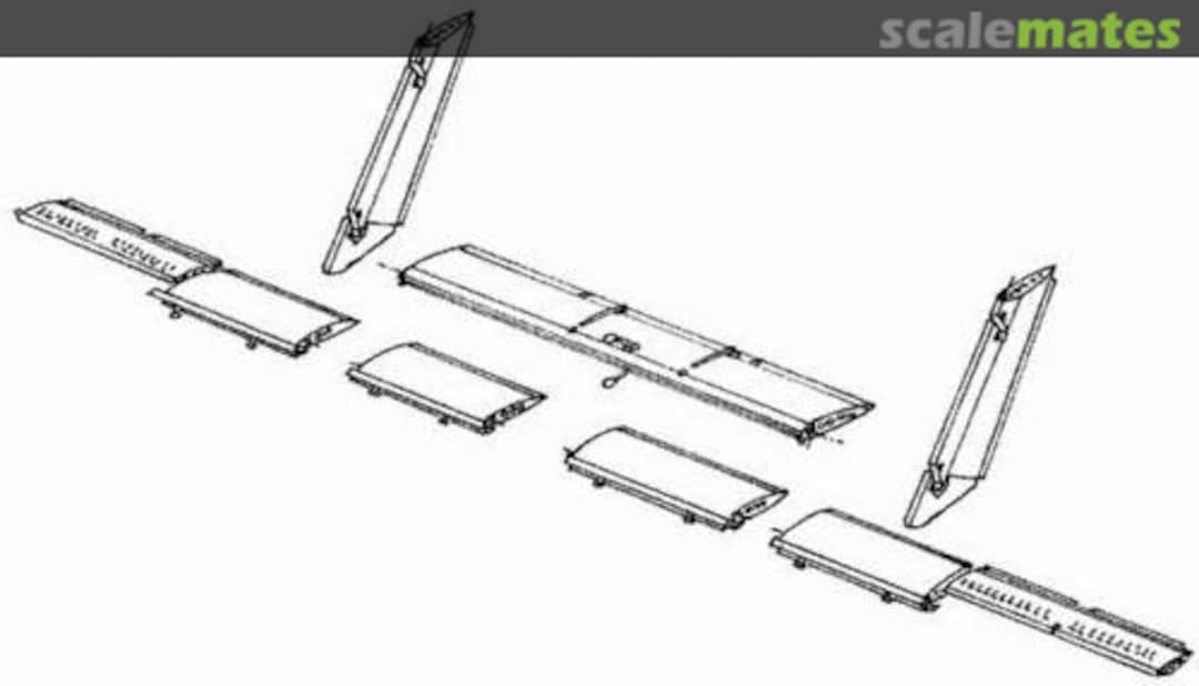 Boxart OV-10A/D - control surfaces set 7030 CMK Boxart OV-10A/D - control surfaces set 7030 CMK