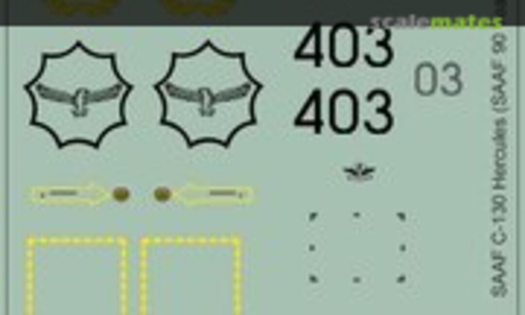 1:72 SAAF C130 Hercules (MAV Decals MAV-720305) MAV-720305
