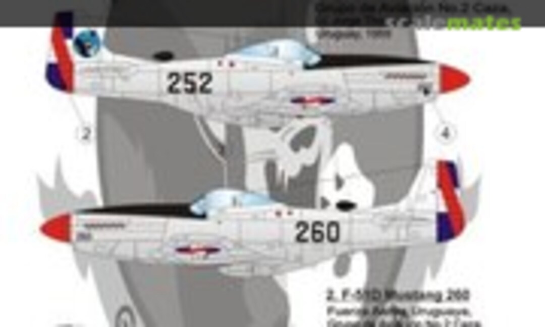 1:144 North-American F-51 Mustangs over Uruguay [P-51D) (LF Models C4457) C4457