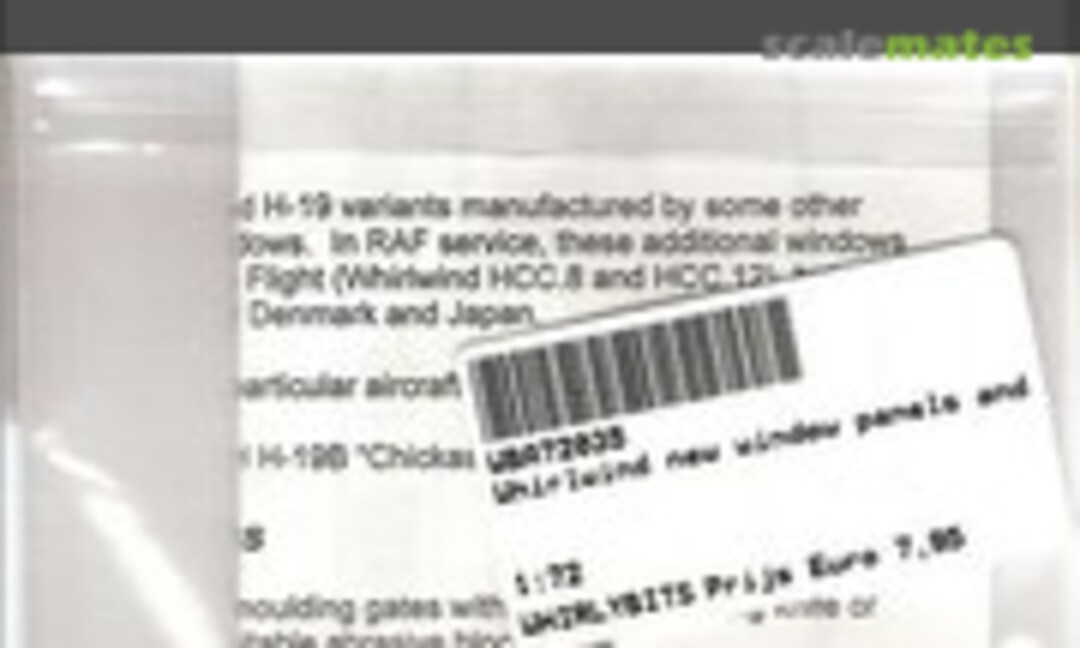 1:72 Windows panels & door (Whirlybits WBA72035) WBA72035