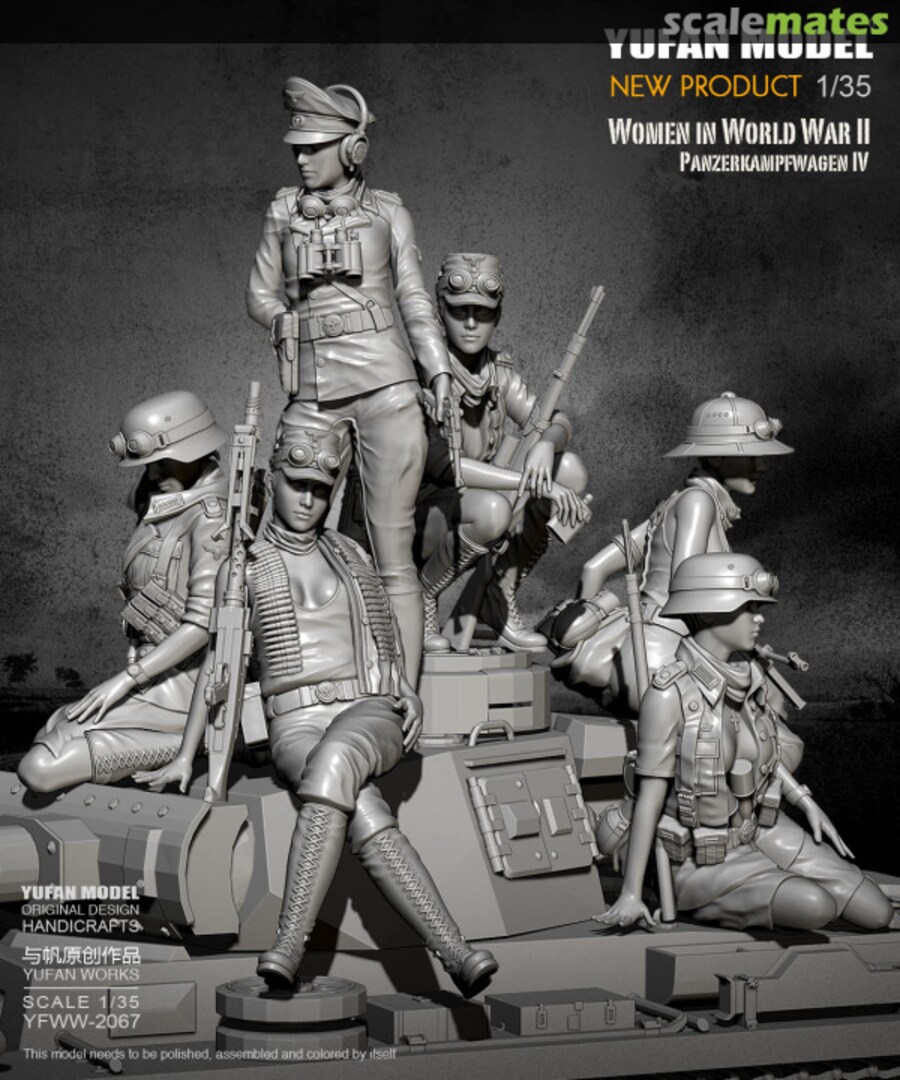 Boxart Women in WWII Panzer IV (6 figs.) YFWW-2067 YUFAN Model Boxart Women in WWII Panzer IV (6 figs.) YFWW-2067 YUFAN Model