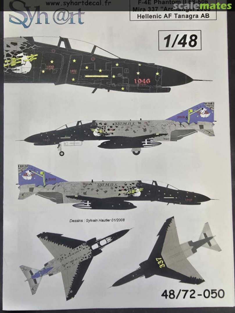 Boxart McDonnell Douglas F-4E Phantom II 48-050 Syhart
