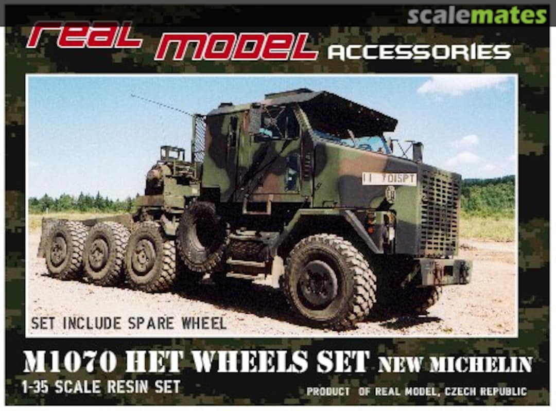 Boxart Wheel Set for M1070 HET RMA35231 Real Model Boxart Wheel Set for M1070 HET RMA35231 Real Model