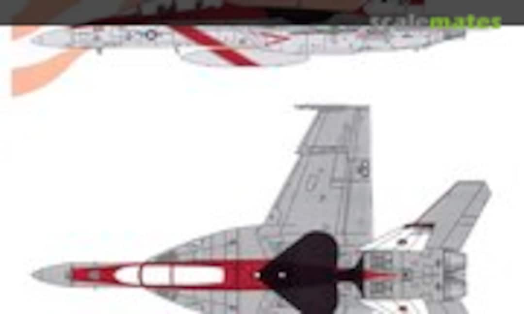 1:48 VFA-41 Black Aces 2015 F/A-18F CAG (Galaxy Model G48005)