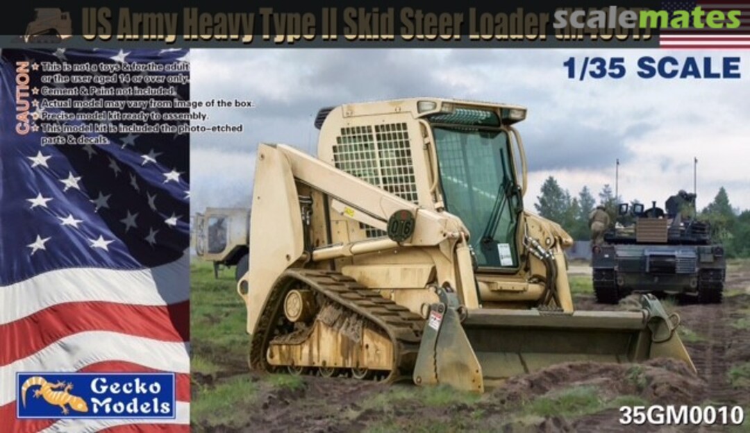 Boxart Heavy Type II Skid Steer Loader (M400T) 35GM0010 Gecko Models Boxart Heavy Type II Skid Steer Loader (M400T) 35GM0010 Gecko Models