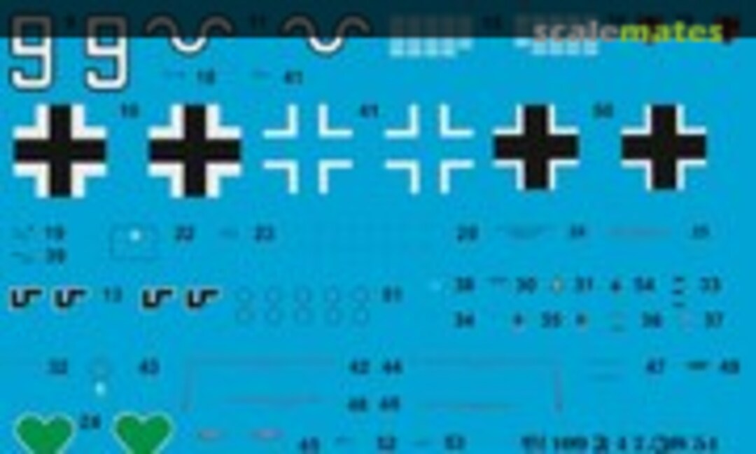 1:72 Bf 109 F 4 7./JG 52 Oberfeldwebel Karl Kempf, Russland 1943 (Peddinghaus-Decals EP 2551) EP 2551