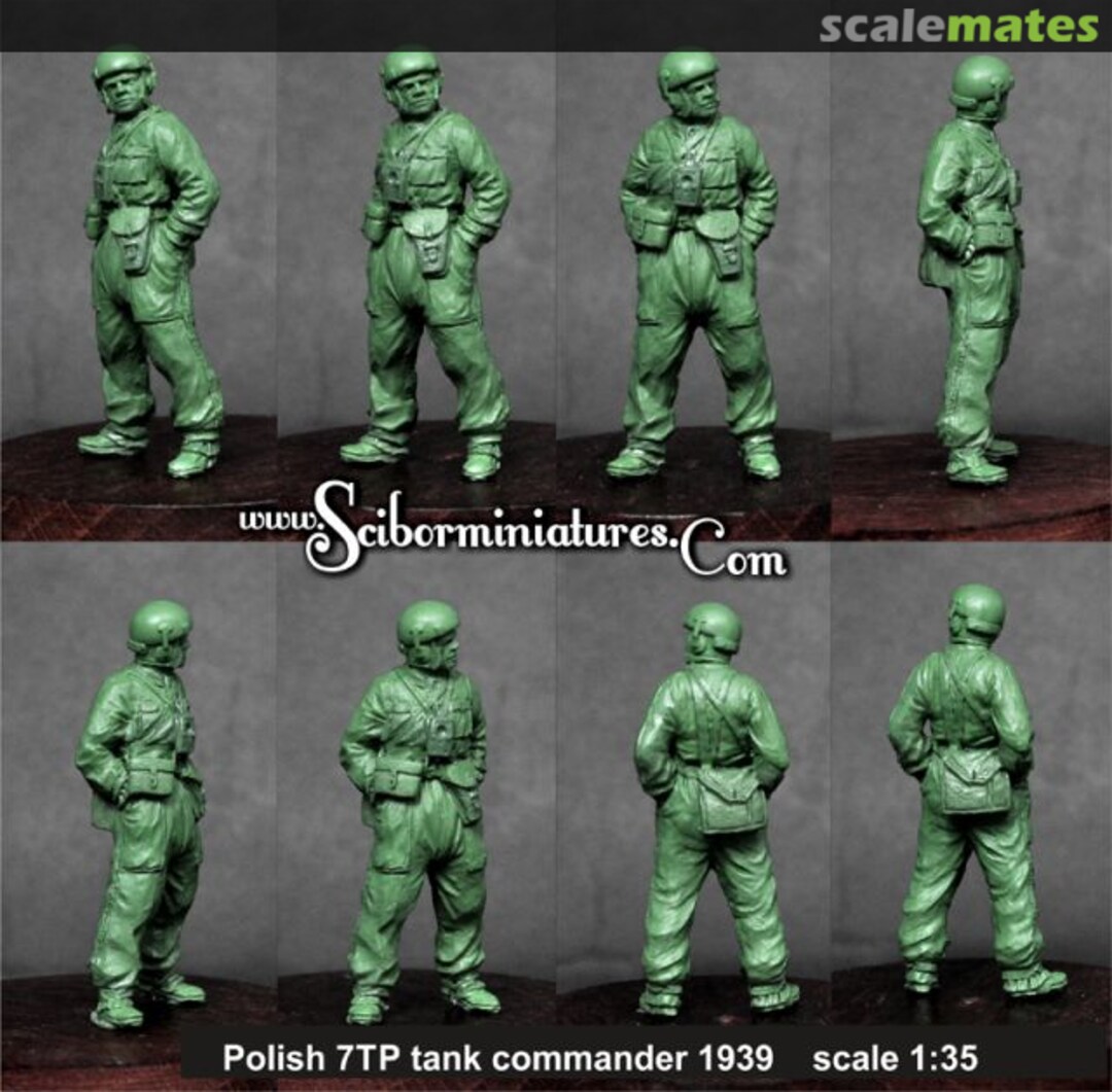 Boxart Polish 7TP Tank Commander #3 35HM0045 Scibor Monsterous Miniatures Boxart Polish 7TP Tank Commander #3 35HM0045 Scibor Monsterous Miniatures