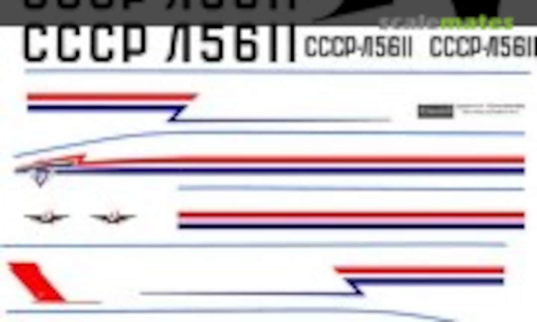 1:72 Tupolev Tu-114 Aeroflot 60th decal (BSmodelle BSM720428) BSM720428