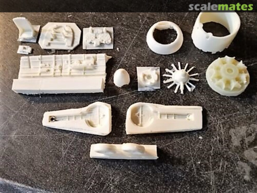 Boxart Resin Update set for Monogram Classic Japanese Zero Wilde Sau Resin Boxart Resin Update set for Monogram Classic Japanese Zero Wilde Sau Resin