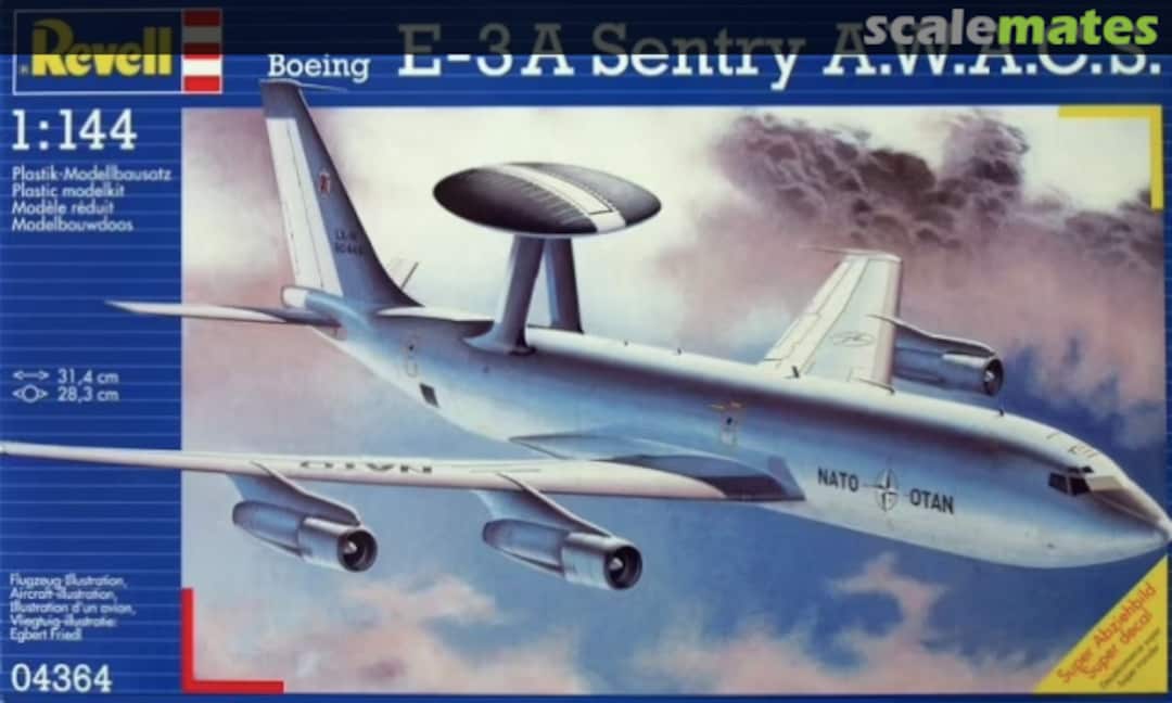 Boxart Boeing E-3A Sentry A.W.A.C.S. 04364 Revell Boxart Boeing E-3A Sentry A.W.A.C.S. 04364 Revell